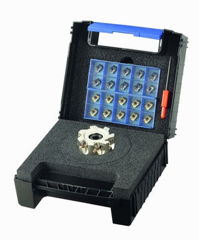 Hoekfrees 50mm opsteek met LNMX10.. wisselplaten