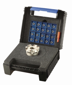 Hoekfrees 32mm opsteek met WNEU04.. wisselplaten