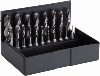 HSS-G boren 1-10mm oplopend 0,5 met 1/4'' opname