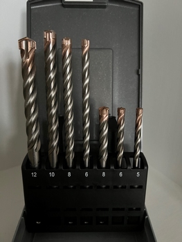 Tiger 111 SDS borenset in kunststof cassette