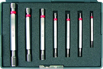 Draadpenkalibers-set M3-M12 7-delig